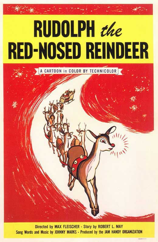Rudolph The Red Nosed Reindeer Movie Poster Print 11x17