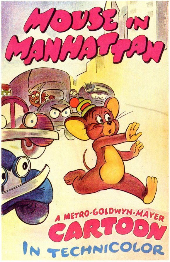 Mouse in Manhattan Movie Poster Print showcasing an adventurous mouse in NYC.