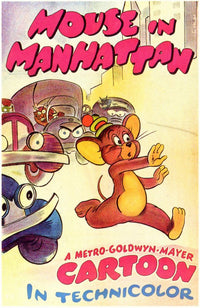 Mouse in Manhattan Movie Poster Print showcasing an adventurous mouse in NYC.