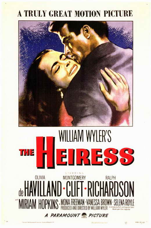 The Heiress Movie Poster Print featuring classic cinematic art.