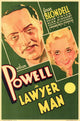 Lawyer Man Movie Poster Print showcasing courtroom drama