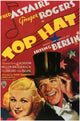 Top Hat Movie Poster Print showcasing classic film art