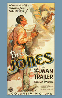The Man Trailer Movie Poster Print showcasing vibrant colors and cinematic imagery.