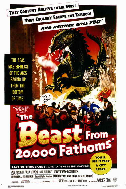 The Beast from 20,000 Fathoms Movie Poster Print
