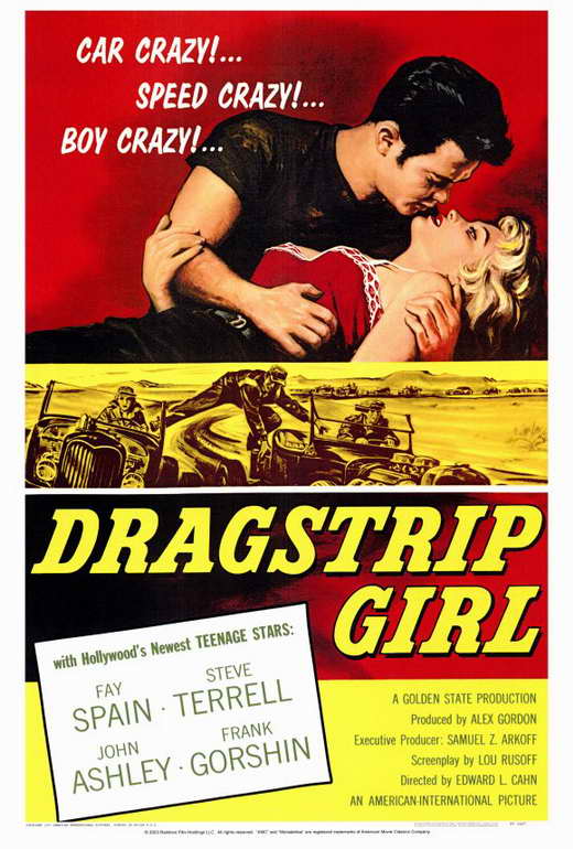 Dragstrip Girl Movie Poster Print 11 x 17