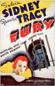 Fury Movie Poster Print showcasing intense wartime drama