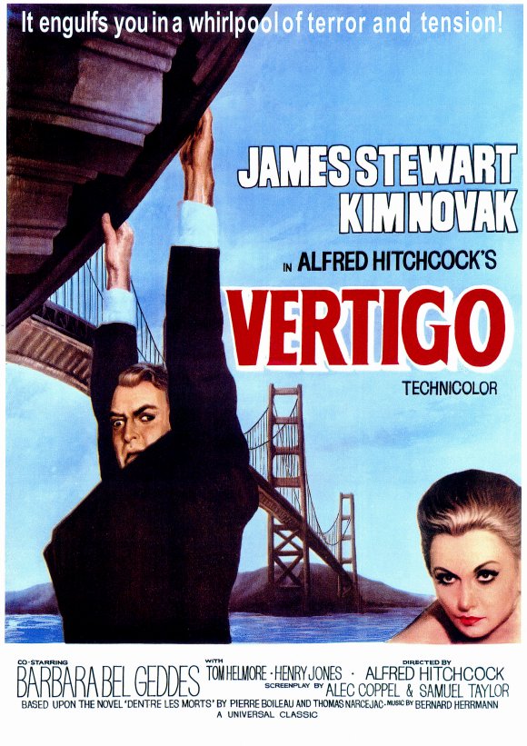 Vertigo Movie Poster Print showcasing iconic film artwork.