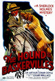 The Hound of The Baskervilles Movie Poster Print featuring classic horror design