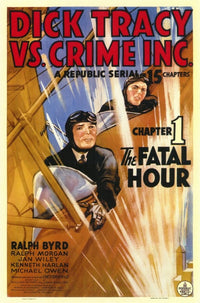 Dick Tracy vs. Crime Inc. Movie Poster Print featuring classic crime-fighting imagery.