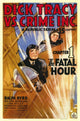 Dick Tracy vs. Crime Inc. Movie Poster Print featuring classic crime-fighting imagery.