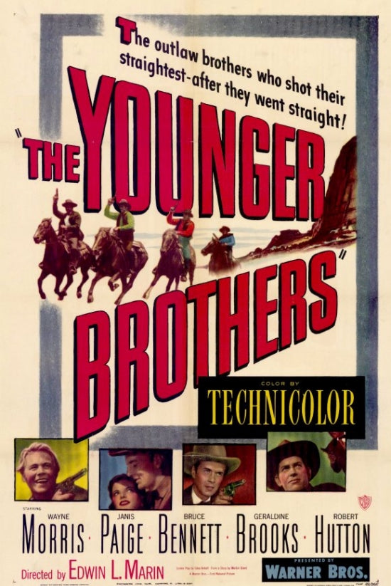 Younger Brothers Movie Poster Print featuring captivating visuals.