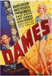 Dames Movie Poster Print showcasing classic film art