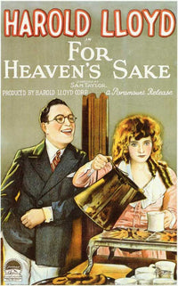 For Heaven's Sake Movie Poster Print featuring classic film art.