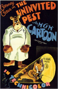 The Uninvited Pest Movie Poster Print featuring vibrant colors and playful design.