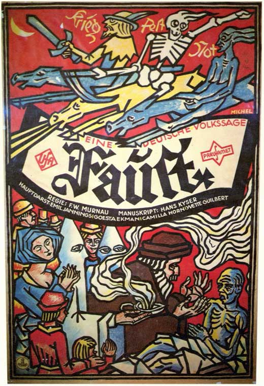 Faust Movie Poster Print - Classic Cinema Artwork