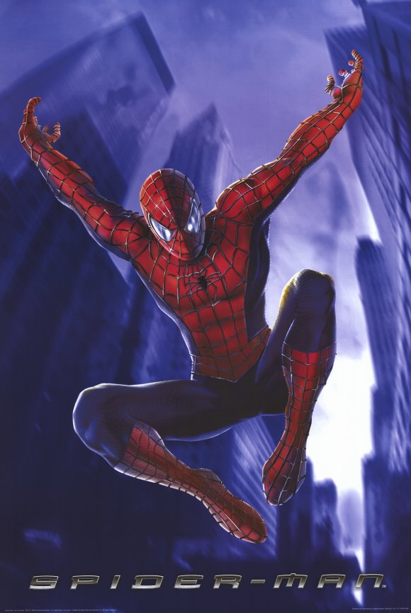 Spider-Man Movie Poster Print featuring vibrant colors and iconic design.