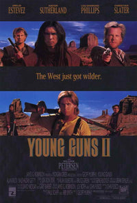 Young Guns 2 Movie Poster Print featuring iconic imagery from the film.
