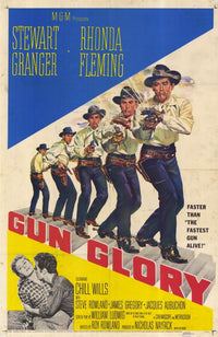 Gun Glory Movie Poster Print showcasing classic film art.