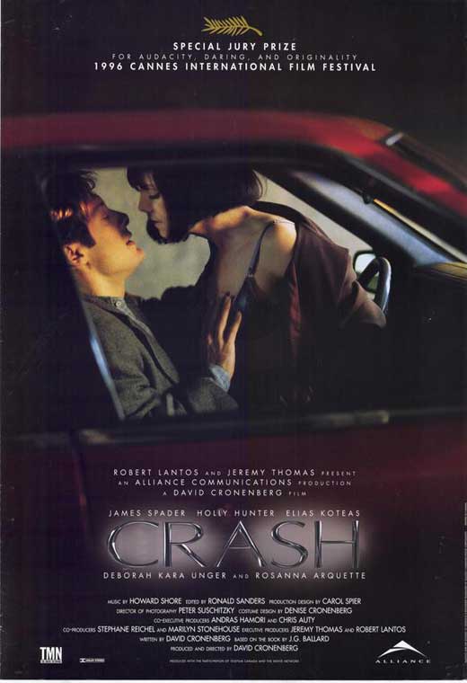 Crash movie poster print showcasing iconic film art.