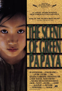 The Scent of Green Papaya Movie Poster Print showcasing vibrant themes.