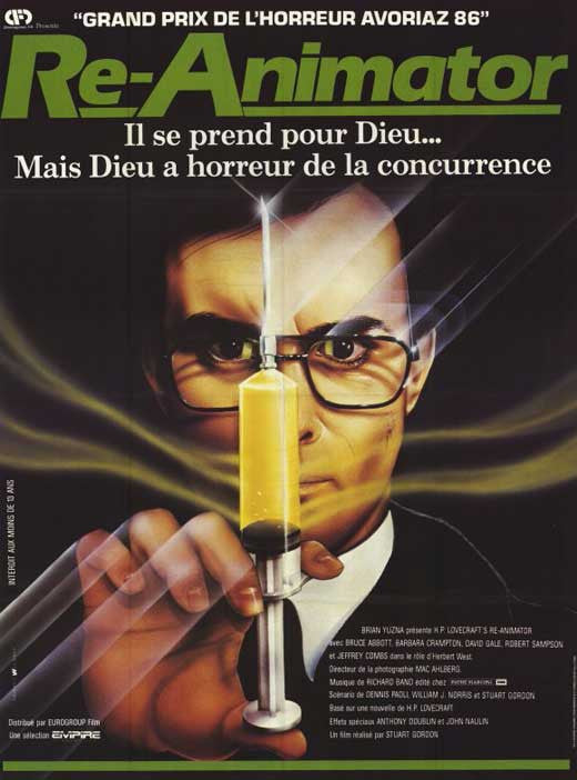 Re-Animator Movie Poster Print (11x17) | Posterazzi