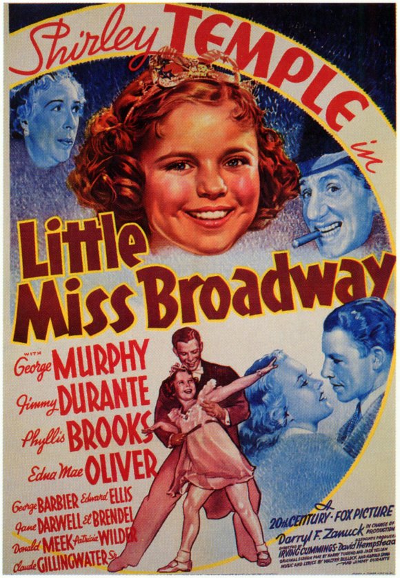 Little Miss Broadway Movie Poster Print featuring classic cinema charm.