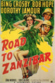 Road to Zanzibar Movie Poster Print showcasing classic cinema artwork.