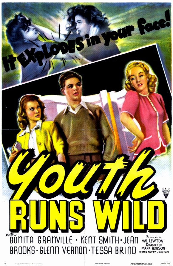 Youth Runs Wild Movie Poster Print showcasing vibrant cinematic art.