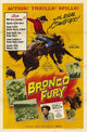 Bronco Fury Movie Poster Print featuring vibrant colors and dynamic imagery.
