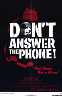 Don't Answer the Phone Movie Poster Print showcasing horror film art.