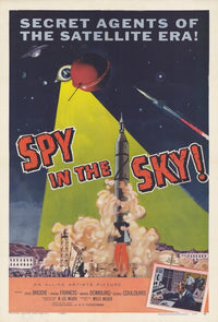Spy in the Sky Movie Poster Print showcasing vibrant artwork.