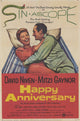 Happy Anniversary Movie Poster Print featuring romantic design.