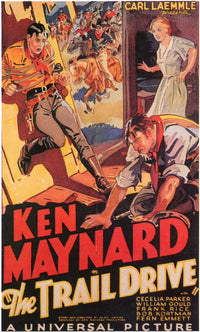 The Trail Drive Movie Poster Print showcasing classic film art.