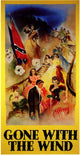 Gone with the Wind Movie Poster Print showcasing classic film art.