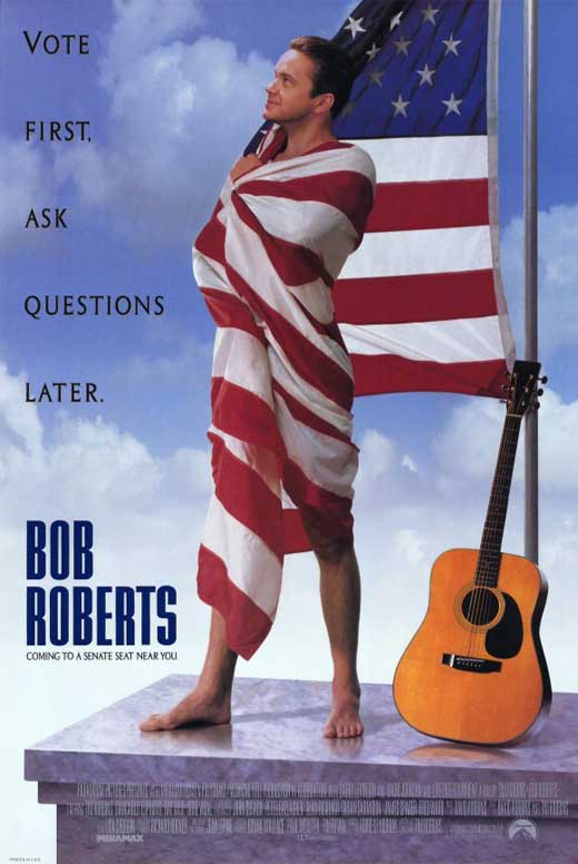 Bob Roberts Movie Poster Print featuring iconic imagery from the film.