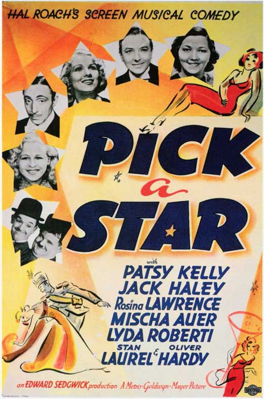 Pick a Star Movie Poster Print showcasing whimsical cinema art.