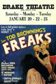 Freaks Movie Poster Print featuring classic horror film art.