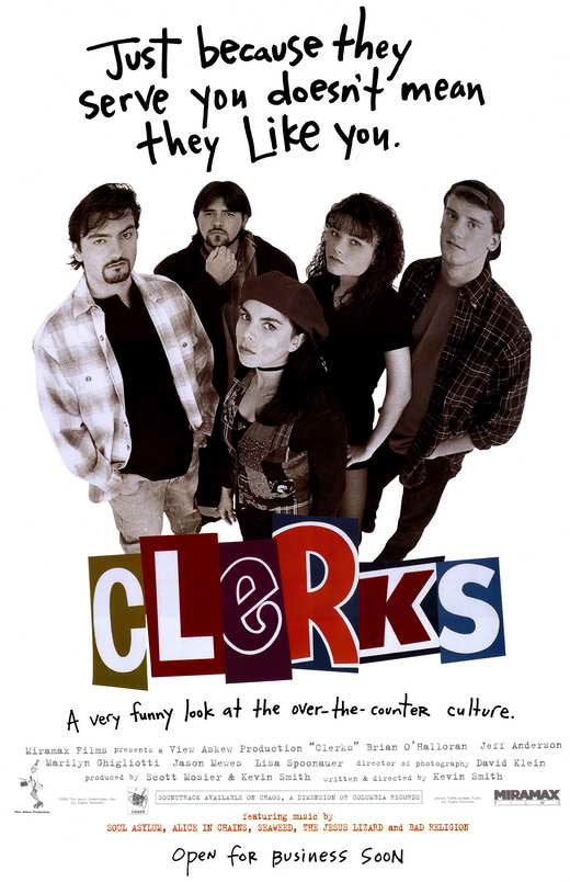 Clerks Movie Poster Print - 11x17 Wall Art