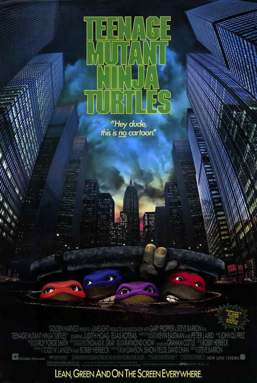 Teenage Mutant Ninja Turtles: The Movie Poster Print (11x17)