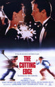 The Cutting Edge Movie Poster Print showcasing a romantic ice skating scene.