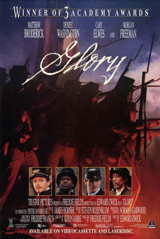 Glory Movie Poster Print showcasing iconic imagery from the film.