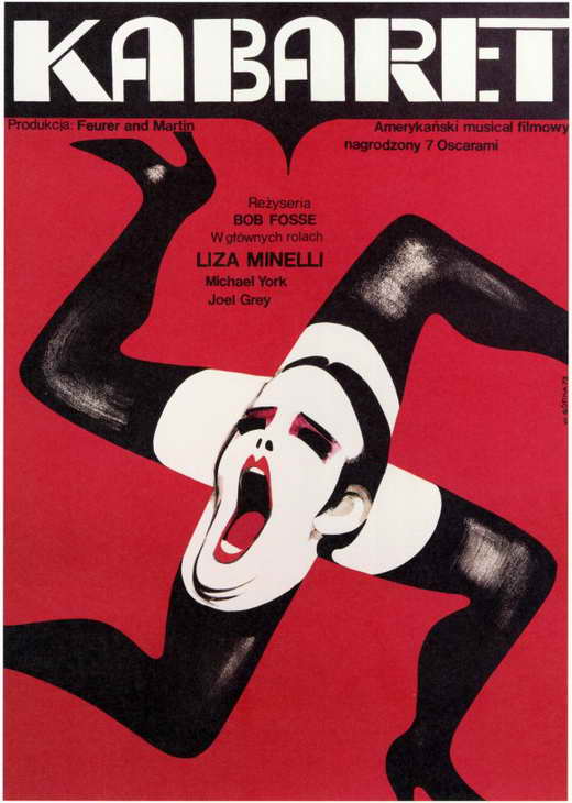 Cabaret Movie Poster Print showcasing vibrant musical theater artwork.
