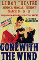 Gone with the Wind Movie Poster Print showcasing iconic film art.