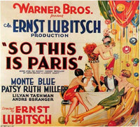 So This Is Paris Movie Poster Print showcasing classic cinema charm.