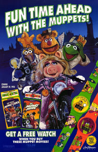 The Muppet Movie Poster Print featuring colorful characters from the classic film.