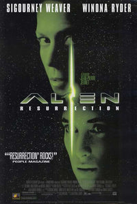 Alien Resurrection Movie Poster Print showcasing iconic film imagery.