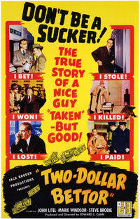 Two-Dollar Bettor Movie Poster Print showcasing vintage cinema art.