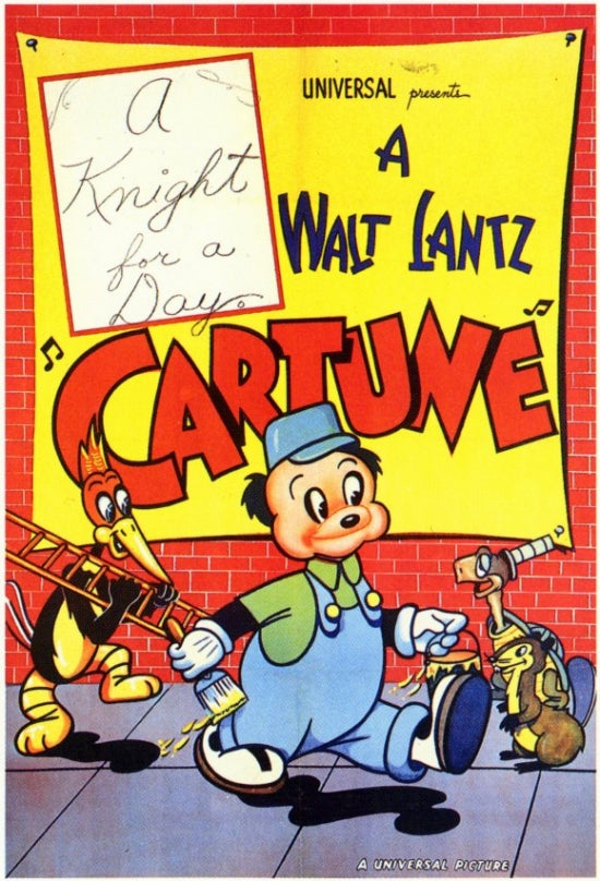 Walter Lantz Cartune Movie Poster Print featuring vibrant colors and whimsical animation style.
