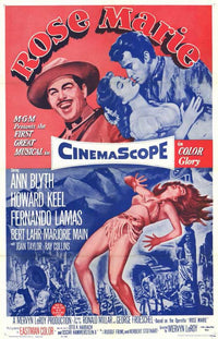 Rose Marie Movie Poster Print showcasing classic cinema art