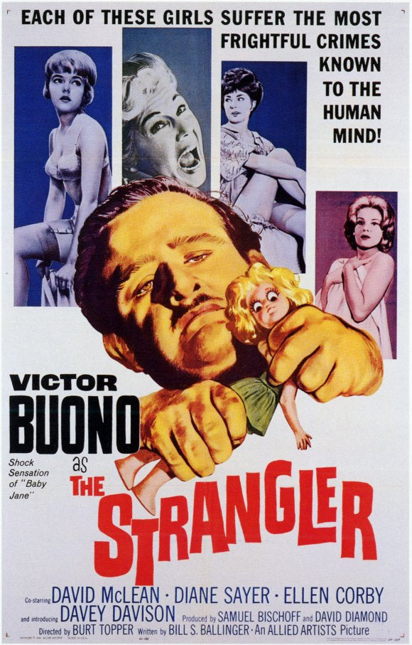 The Strangler Movie Poster Print featuring striking visuals and design.